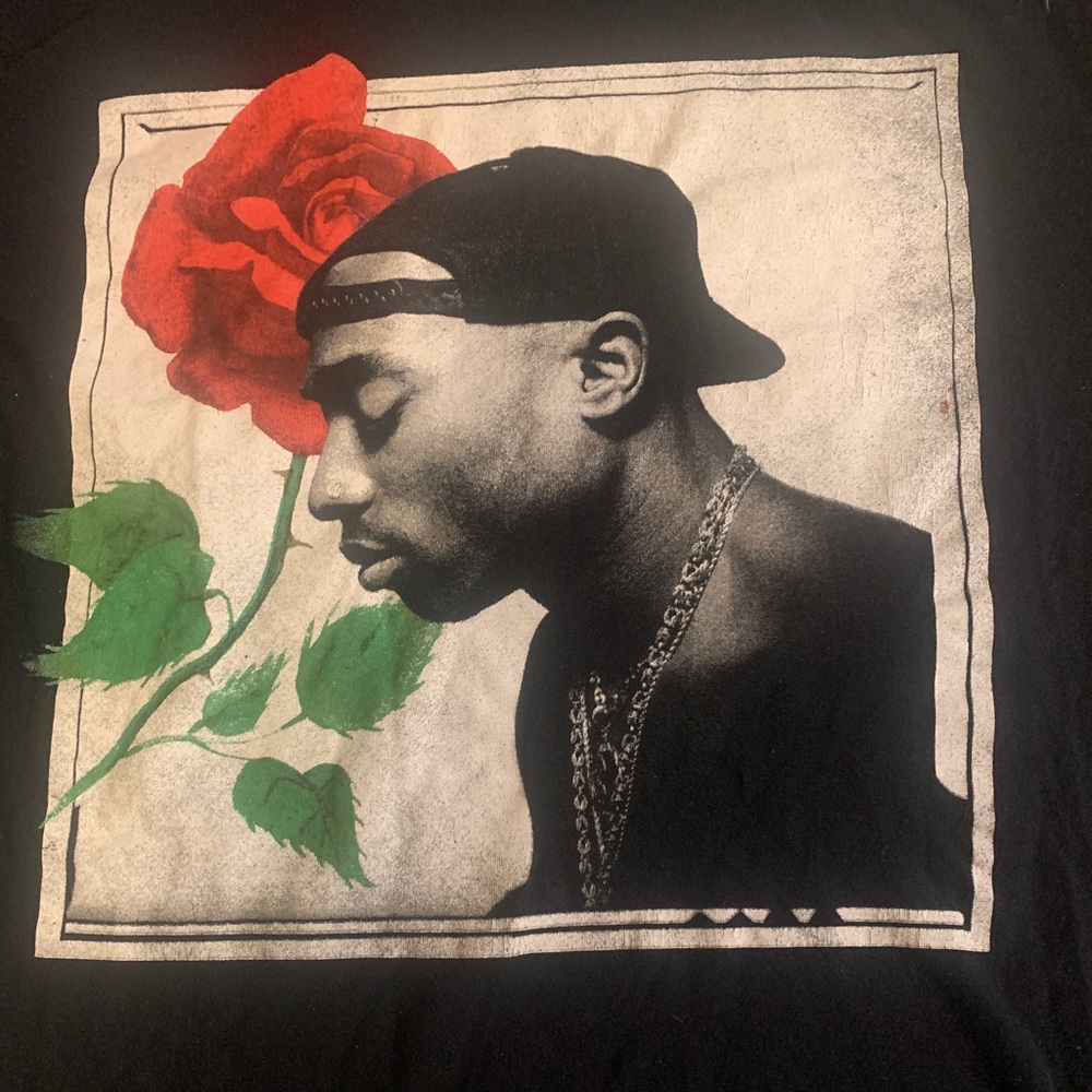 Tupac Shakur Long Sleeve Black Shirt